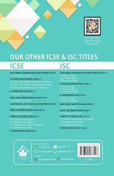 ICSE 10 Years Solved Papers : Commercial Applications: ICSE Class X for 2021 Examinations
