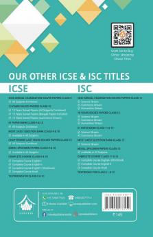 ICSE 10 Years Solved Papers : Hindi: ICSE Class X for 2021 Examinations