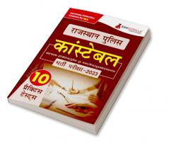 Rajasthan Police Constable Book 2023 (Hindi Edition) - 10 Full Length Mock Tests (1500 Solved Questions for Self Evaluation) with Free Access to Online Tests