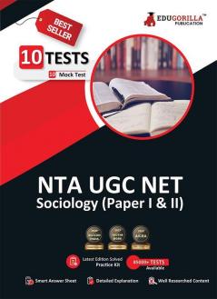 NTA UGC NET/JRF Sociology Book 2024 : Paper I and II (English Edition) - 10 Full Length Mock Tests (1500 Solved Questions) with Free Access to Online Tests