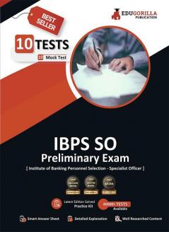 IBPS SO Prelims Exam 2022 (Specialist Officers) | 1500+ Solved Questions [10 Full-length Mock Tests] | Free Access to Online Tests