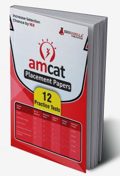 AMCAT Placement Papers Prep Book 2023 | Aspiring Minds Computer Adaptive Test | 12 Practice Tests with Free Access To Online Tests