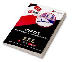 BVP CET Book 2023 : Bharati Vidyapeeth Common Entrance Test - 10 Full Length Mock Tests (2000 Solved Objective Questions) with Free Access to Online Tests