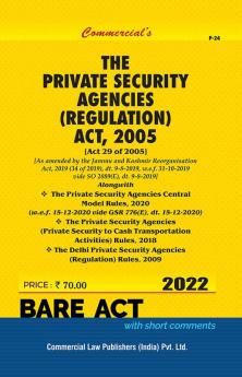 THE PRIVATE SECURITY AGENCIES (REGULATION) ACT 2005