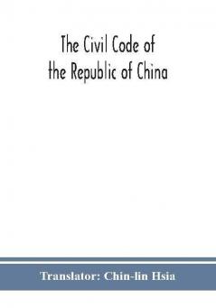 The Civil code of the republic of China