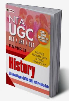 NTA UGC NET/JRF/SET Paper 2 History 27 Solved Papers (2012-2021) & 10 Practice Sets