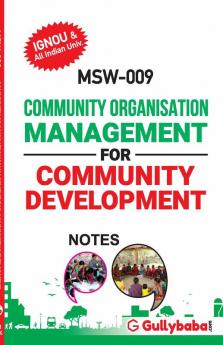 MSW-009 Community Organisation Management for Community Development