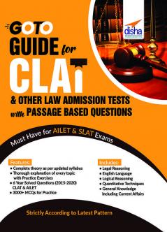 GO TO Guide for CLAT & other Law Admission Tests with Passage based Questions 2nd Edition