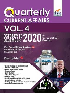 Quarterly Current Affairs Vol. 4 - October to December 2020 for Competitive Exams