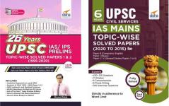 UPSC General Studies IAS Prelims (26 Years) & Mains (6 Years) Topic-wise Solved Papers - set of 2 Books - 2nd Edition [Paperback] Mrunal Disha Experts