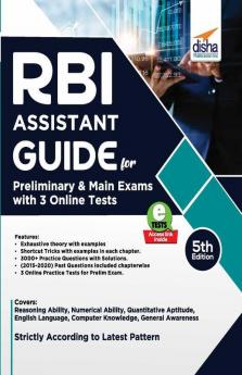 RBI Assistants Guide for Preliminary & Main Exams with 3 Online Tests 5th Edition