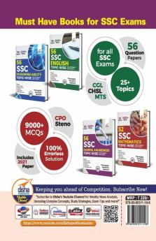 56 SSC General Awareness Topic-wise Solved Papers (2010 - 2021) - CGL CHSL MTS CPO 4th Edition
