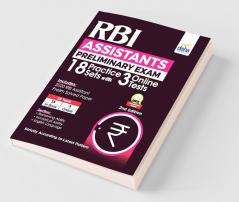 RBI Assistants Preliminary Exam 18 Practice Sets with 3 Online Tests 2nd Edition