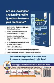 UPSC IAS Prelims 101 Speed Tests for General Studies Paper 1 - 5th Edition