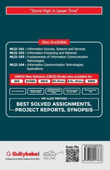 MLII-101 Information Sources Systems and Services