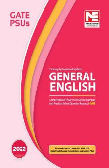 General English for GATE and PSUs: 2022 : Theory with Previous Years Solved Papers