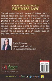 A Brief Introduction to Business Law.