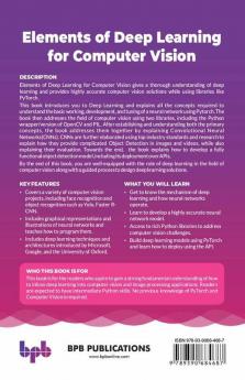 Elements of Deep Learning for Computer Vision