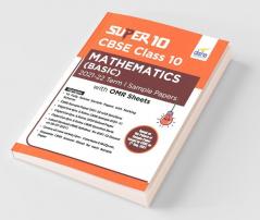 Super 10 CBSE Class 10 Mathematics (Basic) 2021-22 Term I Sample Papers with OMR Sheets