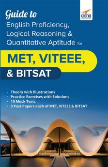 Guide to English Proficiency Logical Reasoning & Quantitative Aptitude for MET VITEEE & BITSAT [Paperback] Disha Experts