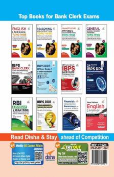 40 Year-wise SBI/ IBPS/ RRB/ RBI Bank Clerk Solved Papers (2015-21) 5th Edition