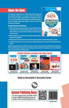 NATA and JEE (Main) B. Arch – Previous Years' Papers (Solved)