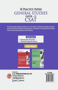 UPSC 2021 : General Studies Paper II CSAT 2021 : 18 Practice Papers