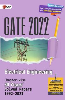 GATE 2022 Electrical Engineering - 30 Years Chapterwise Solved Paper (1992-2021)