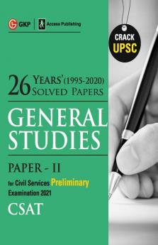 UPSC 2021 : General Studies Paper II CSAT 2021 : 26 Years Solved Papers 1995-2020