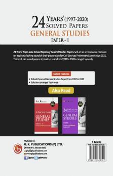 UPSC 2021 : General Studies Paper I : 24 Years Topicwise Solved Papers (1997-2020)