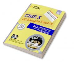 Ultimate CBSE X 2021 based on Reduced Syllabus & as per the Latest CBSE Sample Papers for 2021. Includes 20 Sample Papers (5 Science 5 Mathematics Standard 5 Social Science & 5 English Language & Literature) and Solved papers of 2020