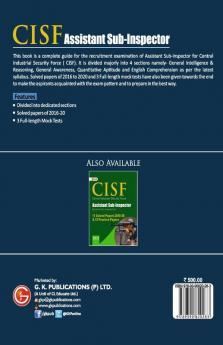 CISF 2021 : Assistant Sub-Inspector - Guide