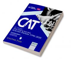 CAT 2021 31 Years Topic-Wise & Year-Wise Solved Papers 1990-2020 by Gautam Puri