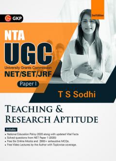 NTA UGC (NET/SET/JRF ) 2021 Paper I - Teaching & Research Aptitude 2ed by T.S. Sodhi