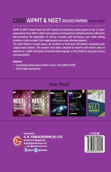 CBSE AIPMT & NEET 2021 - Solved Papers (2004-2020)