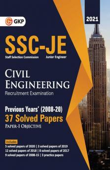 Ssc 2021 Junior Engineers Paper I Civil Engineering 37 Previous Years Solved Papers (2008-20)
