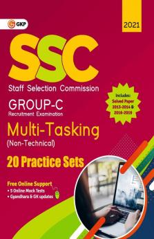 SSC 2021 : Group C Multi-Tasking (Non Technical) - 20 Practice Sets