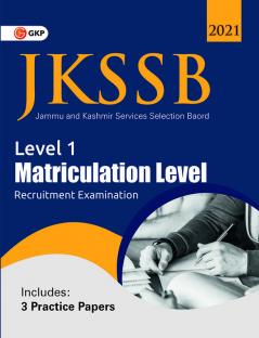 JKSSB 2021 : Level 1 - Matriculation Level - Guide