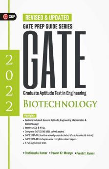 GATE 2022 : Biotechnology - Guide by GKP