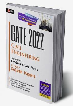 GATE 2022 Civil Engineering - 31 Years Topic Wise Previous Solved Papers