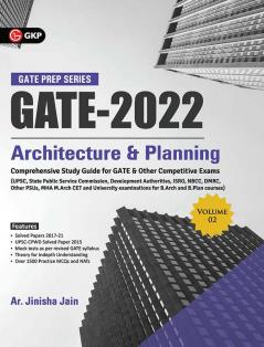 GATE 2022 Architecture & Planning Vol 2 - Guide by Ar. Jinisha Jain