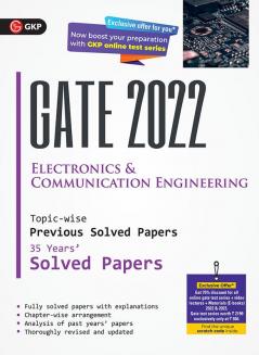 GATE 2022 Electronics & Communication Engineering - 35 Years Topic-wise Previous Solved Papers