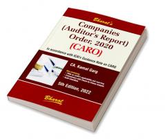 COMPANIES (AUDITOR’S REPORT) ORDER 2020 (CARO)