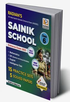 Sainik School Practice Set book Class 6 with Solved Papers for (AISSEE) All India Sainik Schools Entrance Exam 2023 (English Medium)