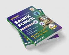 Sainik School Practice Set book Class 6 with Solved Papers for (AISSEE) All India Sainik Schools Entrance Exam 2023 (English Medium)