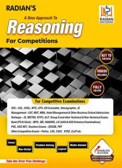 A New Approach To Reasoning Book for Competitive Exams 2022 Edition (English Medium)