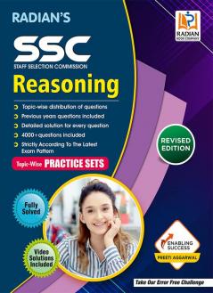 SSC Reasoning Topic-wise Practice Sets Book For Exam 2022 (English Medium)