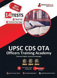 UPSC CDS OTA General English and General Knowledge (English Edition) - 10 Mock Tests and 4 Previous Year Papers (1600 Solved Questions) with Free Access to Online Tests