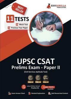 UPSC CSAT Prelims (Paper - 2) Book 2023 (English Edition) - Civil Services Aptitude Test - 8 Mock Tests and 3 Previous Year Papers with Free Access to Online Tests