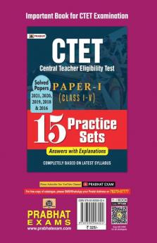 CTET Central Teacher Eligibility Test Previous Years' Solved Papers (2021-2016) Paper-1 and Paper-2